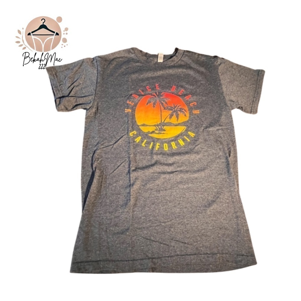 Venice Beach California Sunset Graphic Tee - Alstyle S